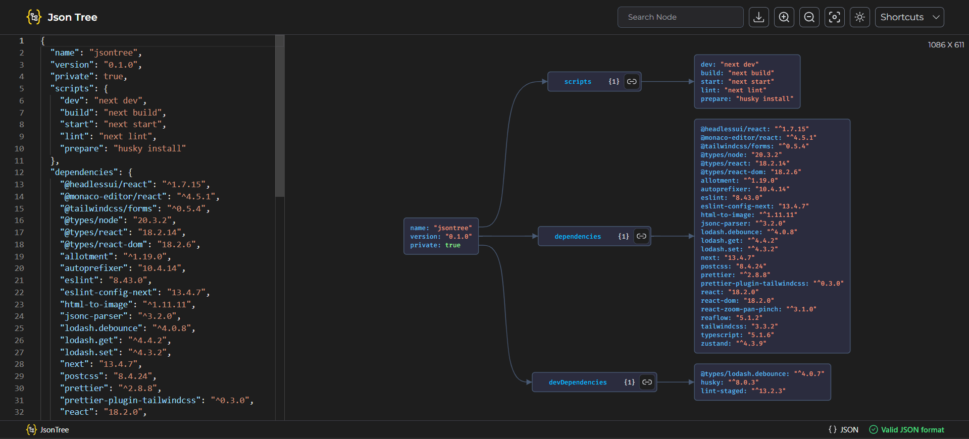 JSON Tree Visualizer